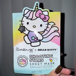 NWT The Crème Shop x Hello Kitty UNICORN Shooting Stars Sheet Mask